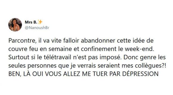 Image de couverture de l'article : Les 15 meilleurs tweets sur le reconfinement, ça se précise