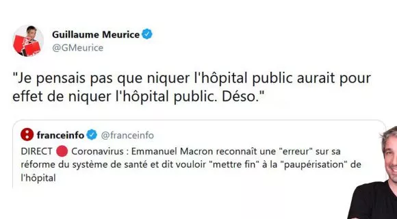 Image de couverture de l'article : Les 15 meilleurs tweets de Guillaume Meurice