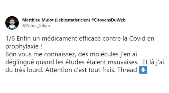 Image de couverture de l'article : Thread : un nouveau médicament miracle contre le covid ?