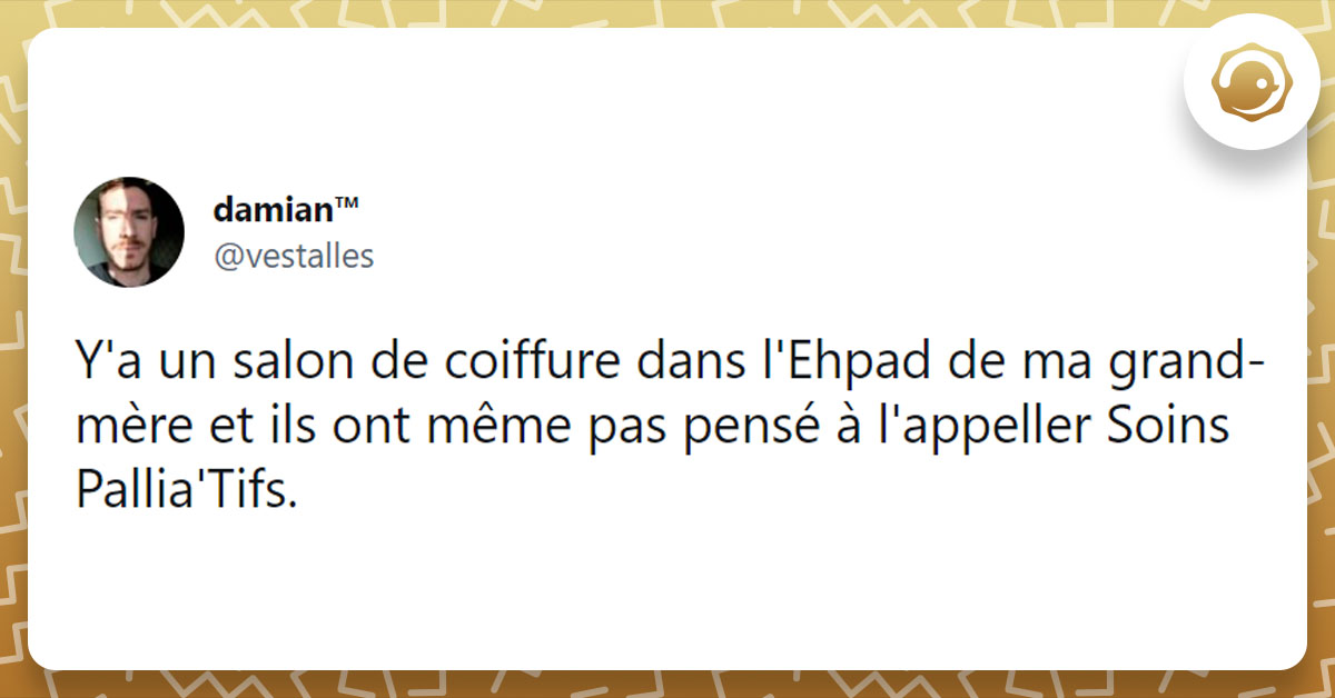 Tweet de vestalles Ehpad