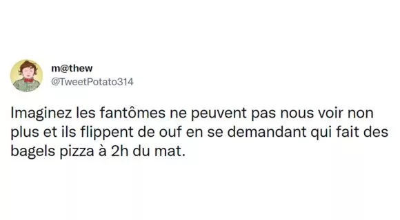 Image de couverture de l'article : 16 tweets sur les fantômes, arrêtez de nous regarder dormir, c’est gênant