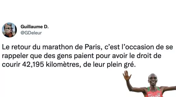 Image de couverture de l'article : Les 15 meilleurs tweets sur le marathon, pourquoi se faire du mal comme ça ?