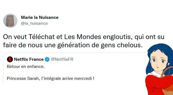 Image de couverture de l'article : Princesse Sarah arrive sur Netflix, avions-nous besoin de ça ?