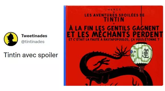 Image de couverture de l'article : Thread : si les aventures de Tintin étaient spoilées dès le titre