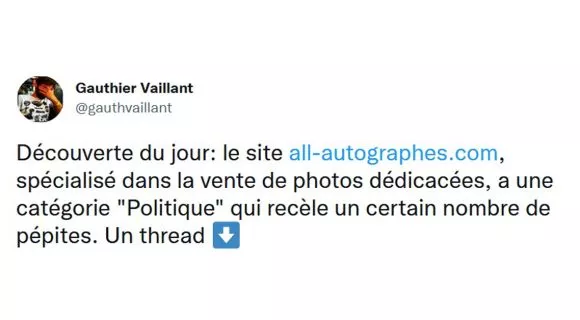 Image de couverture de l'article : Thread : où trouver vos photos dédicacées de Manuel Valls et autres joyeusetés