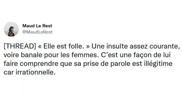 Image de couverture de l'article : Thread : si vous pouviez arrêter de traiter les femmes de « folles »