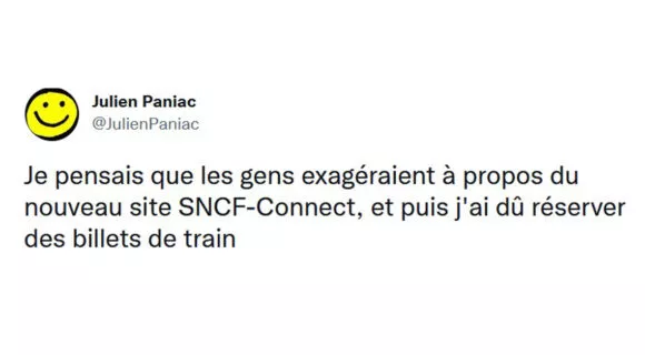 Image de couverture de l'article : Les 15 meilleurs tweets sur SNCF Connect, le pire site du monde ?