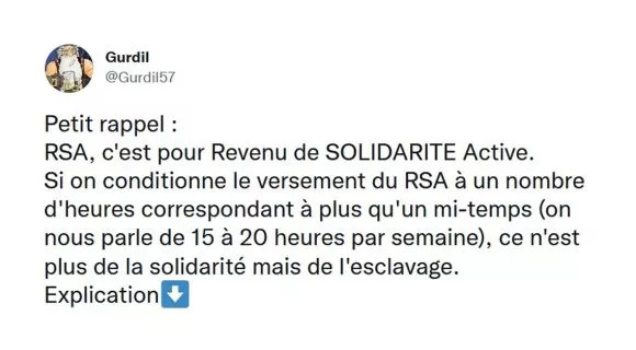 Image de couverture de l'article : Thread : pourquoi ne pas faire travailler les prestataires du RSA ?