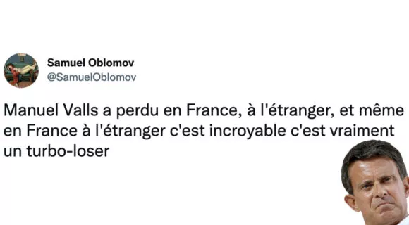 Image de couverture de l'article : Manuels Valls quitte Twitter après sa défaite aux législatives