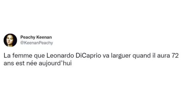 Image de couverture de l'article : Leonardo DiCaprio a ENCORE largué une femme de 25 ans