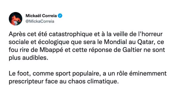 Image de couverture de l'article : Réchauffement climatique : il ne faudra pas compter sur le PSG