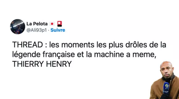 Image de couverture de l'article : Thread : les moments les plus drôles avec Thierry Henry