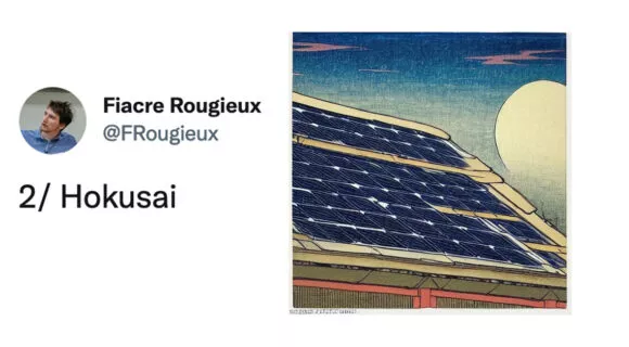 Image de couverture de l'article : Thread : les panneaux photovoltaïques dans l’Art