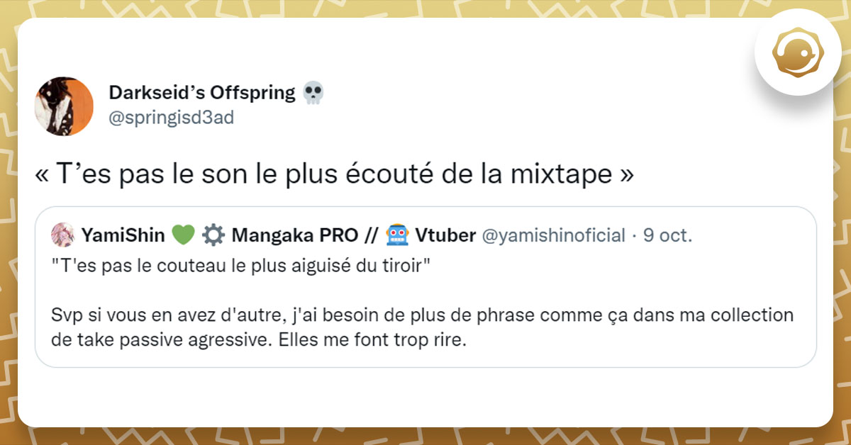 Tweet de springisd3ad mixtape