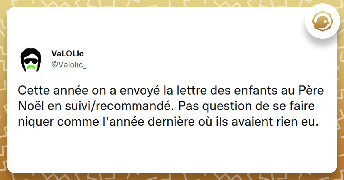 Top 20 des tweets sur la lettre au Père Noël Twog