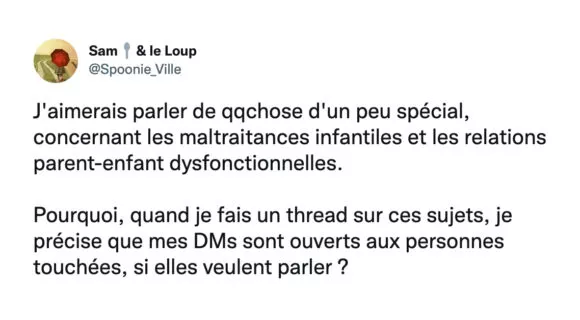 Image de couverture de l'article : Thread : les maltraitances infantiles et leurs conséquences