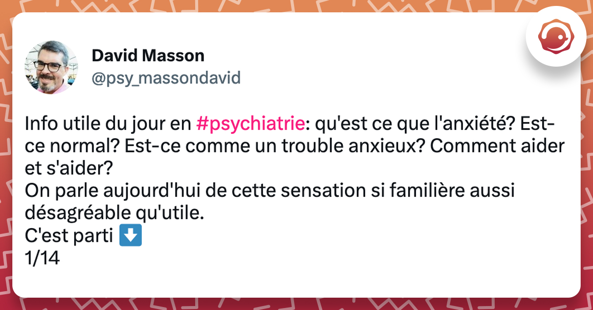 Thread : Qu'est-ce Que L'anxiété ? - Twog