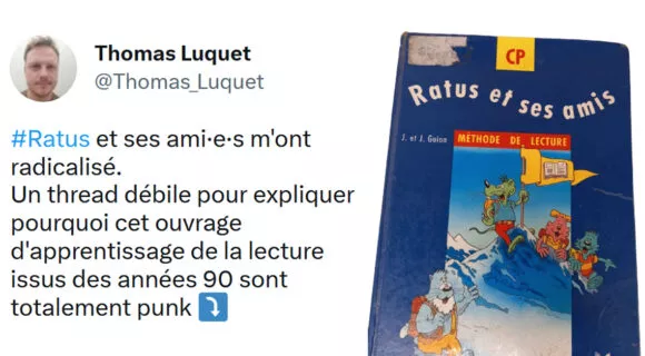 Image de couverture de l'article : Thread : comment le manuel de français Ratus m’a radicalisé