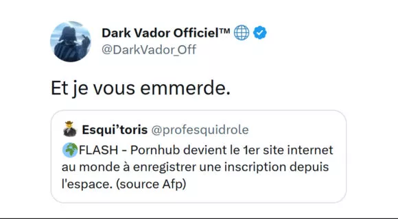 Image de couverture de l'article : Top 15 des meilleurs tweets sur Dark Vador, le meilleur méchant du cinéma ?