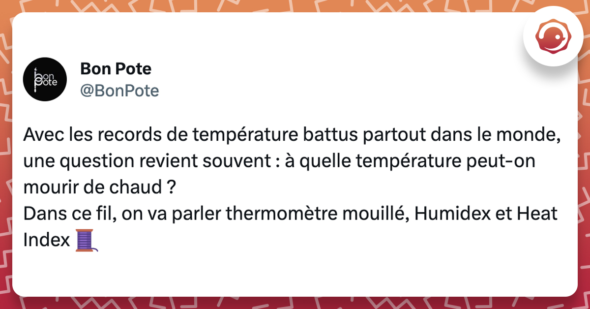 temperature mortelle pour l39homme chaud