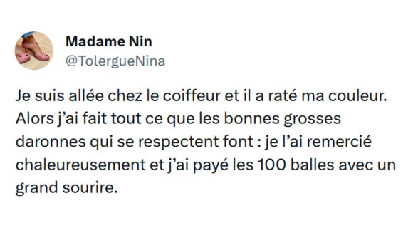 Image de couverture de l'article : Les 15 meilleurs tweets chez le coiffeur, super, c’est encore raté !