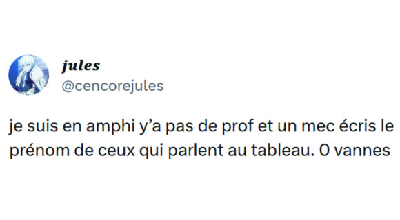 Image de couverture de l'article : Top 15 des meilleurs tweets en amphi, je pige rien !