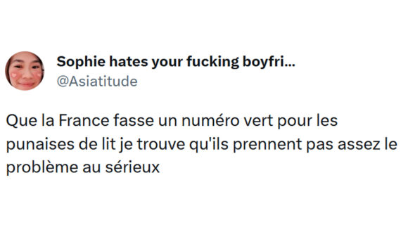 Image de couverture de l'article : Les 18 meilleurs tweets sur les punaises de lit, ça n’en finit pas !