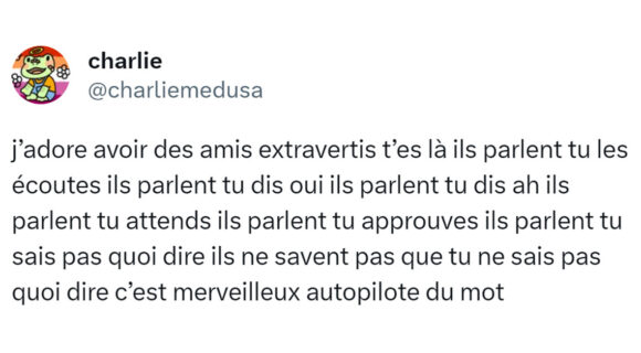 Image de couverture de l'article : Top 15 des tweets sur les personnes extraverties, du calme du calme