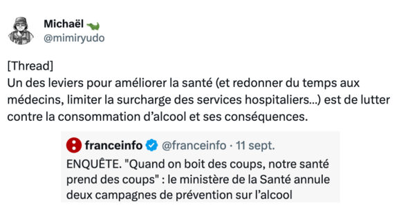 Image de couverture de l'article : Thread : annulation de 2 campagnes de prévention sur la consommation d’alcool