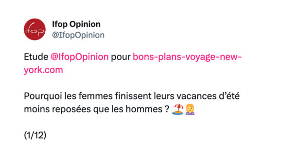 Image de couverture de l'article : Thread : les femmes finissent l’été moins reposées que les hommes