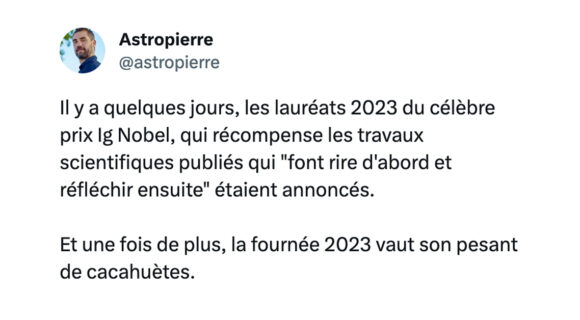 Image de couverture de l'article : Thread : les Ig Nobel 2023