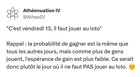 Image de couverture de l'article : Top 15 des meilleurs tweets sur le vendredi 13, il porte chance ou la poisse, au choix !