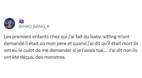 Image de couverture de l'article : Top 16 des tweets sur le baby-sitting, peuvent pas se garder tout seuls ?