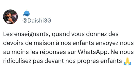 Image de couverture de l'article : Top 15 des tweets sur les devoirs, la corvée ultime