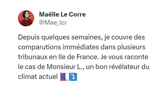 Image de couverture de l'article : Thread : une comparution immédiate quelques jours après un attentat islamiste