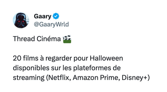 Image de couverture de l'article : Thread : 20 films à regarder pour Halloween