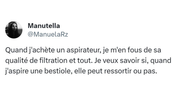 Image de couverture de l'article : Top 15 des tweets sur l’aspirateur, toujours à brasser de l’air celui-là