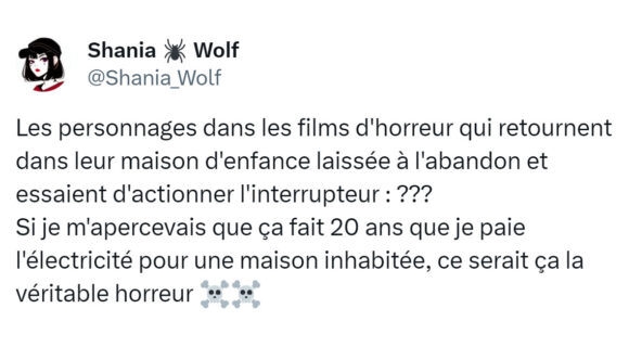 Image de couverture de l'article : Top 16 des tweets sur les films d’horreur, même pas peur