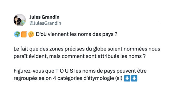 Image de couverture de l'article : Thread : d’où viennent les noms des pays ?