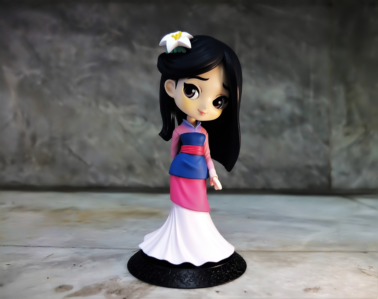 Photo d'une figurine du personnage de Mulan