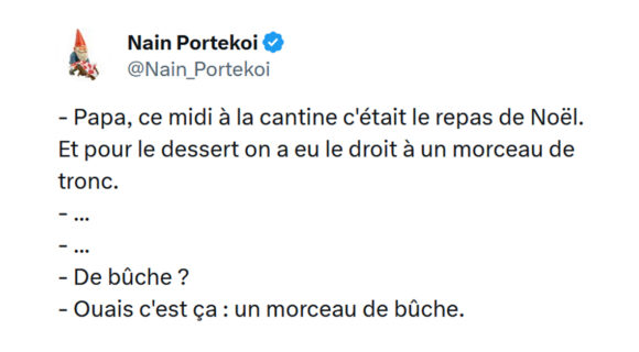 Image de couverture de l'article : Top 15 des tweets les plus drôles sur les bûches