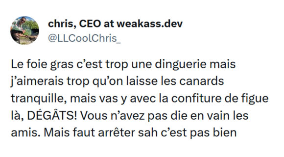 Image de couverture de l'article : De la difficulté d’arrêter de manger du foie gras