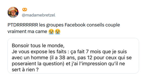 Image de couverture de l'article : 25 tweets drôles sur le sexe et l’amour : comptwoir de Lola #495 !