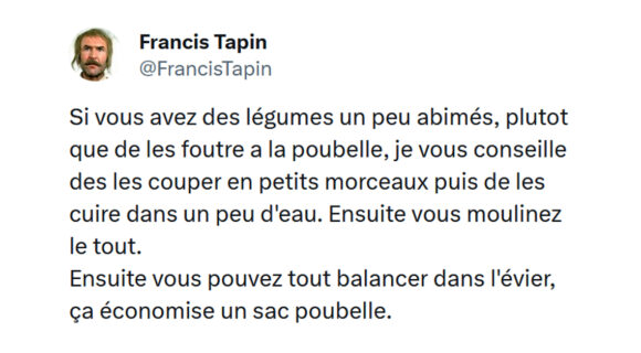 Image de couverture de l'article : Top 15 des meilleurs tweets de @FrancisTapin