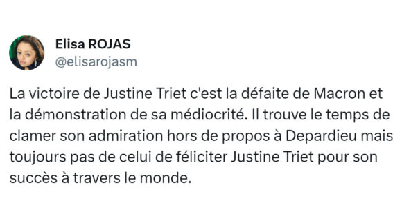 Image de couverture de l'article : Deux Golden Globes pour Anatomie d’une chute, cheh la Macronie