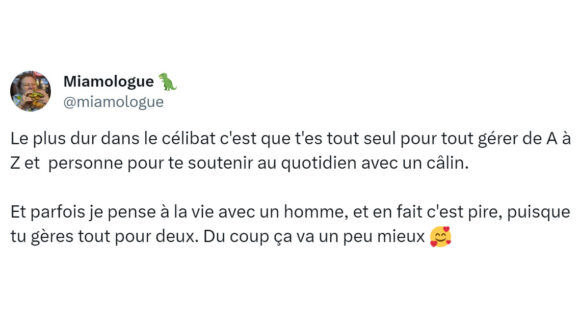 Image de couverture de l'article : Top 15 des meilleurs tweets sur le célibat, mieux vaut être seul…