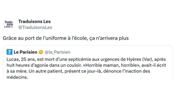 Image de couverture de l'article : Les 15 meilleurs tweets de @TraduisonsLes