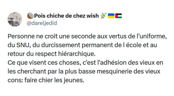 Image de couverture de l'article : Top 15 des meilleurs tweets sur le SNU, à quoi ça sert ce truc ?