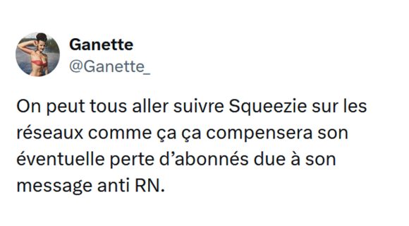 Image de couverture de l'article : Squeezie se positionne contre le Rassemblement National