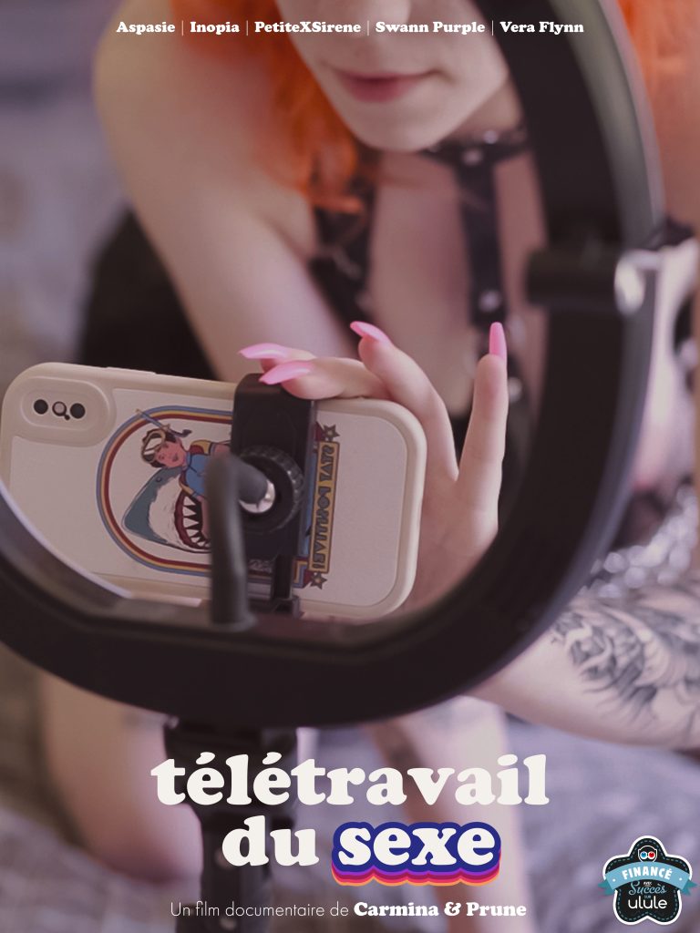 Affiche du documentaire "télétravail du sexe"